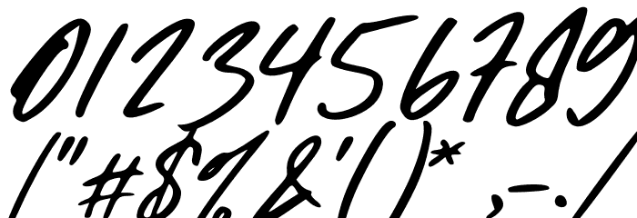 Christian Heedlay Italic Font OTHER CHARS