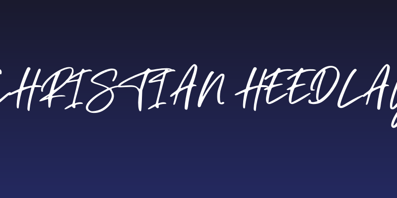 Christian Heedlay Social Header