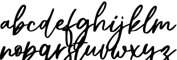 Christian Heedlay Font LOWERCASE
