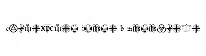 Christian Icons B Monograms  baixar fontes gratis