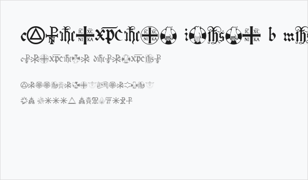 Christian Icons B Monograms Business Card