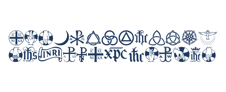 Christian Icons B Monograms Lowercase