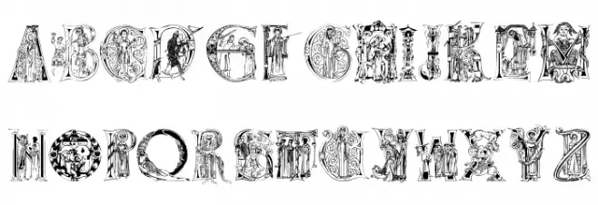 ChristianInitials Fuentes MINÚSCULAS