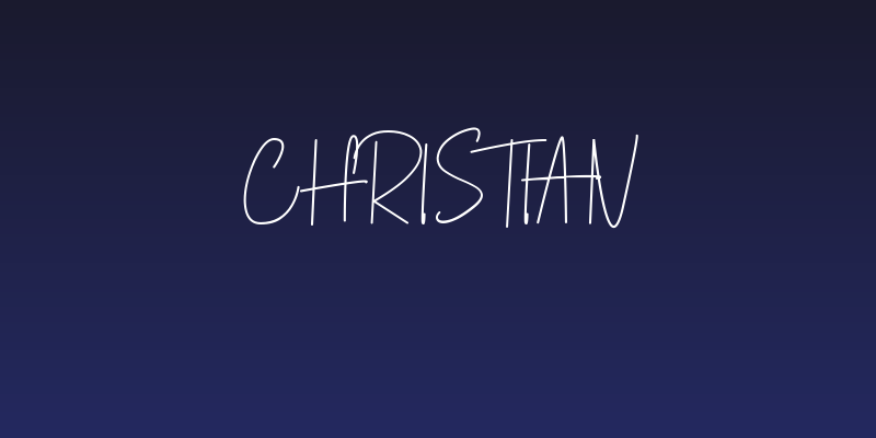 Christian Social Header