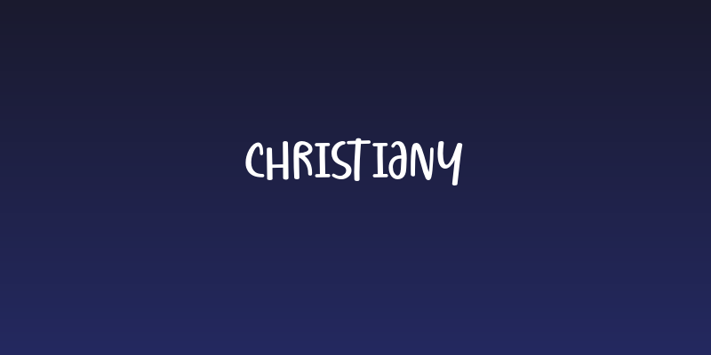 Christiany Social Header