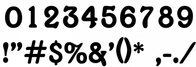 Christie Font OTHER CHARS