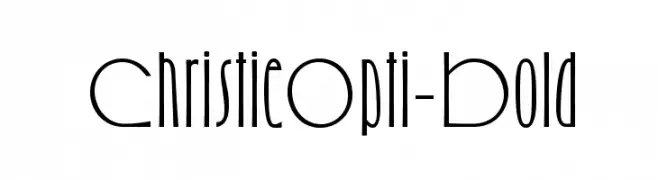 ChristieOpti-Bold  Frei Schriftart Herunterladen