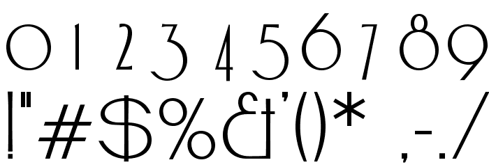 ChristieOpti-Bold Font OTHER CHARS