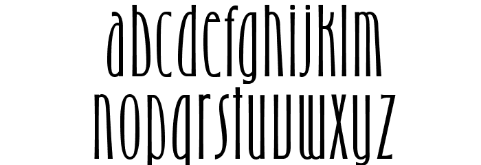 ChristieOpti-Bold Font LOWERCASE