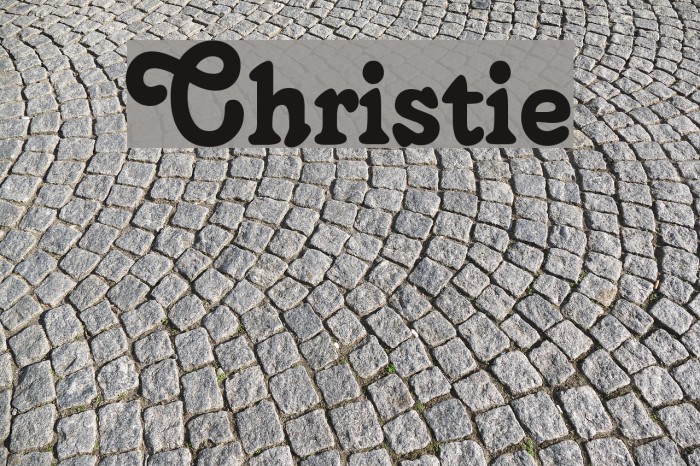 Christie لخطوط تنزيل examples