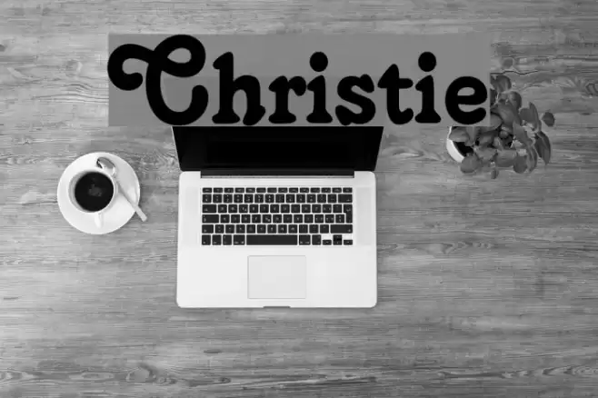 Christie Font examples