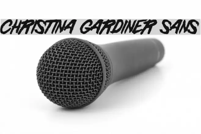 Christina Gardiner Sans Font examples