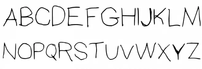 Christina Regular フォント 大文字