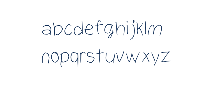 Christina Regular Lowercase