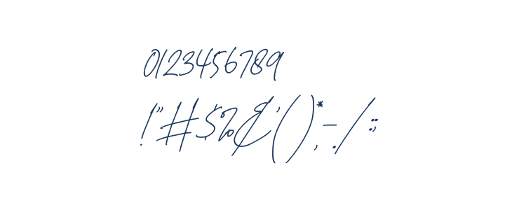 Christina Signature Italic Other Characters