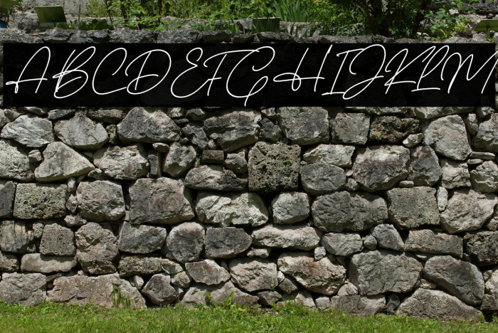 Christina Signature Italic Example 2