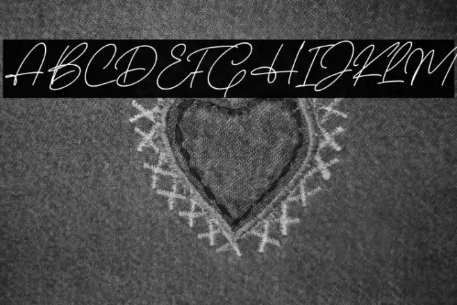 Christina Signature Italic Font examples