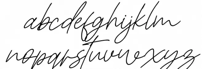 Christina Signature Italic Fuentes MINÚSCULAS