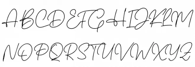 Christina Signature Fuentes MAYÚSCULAS
