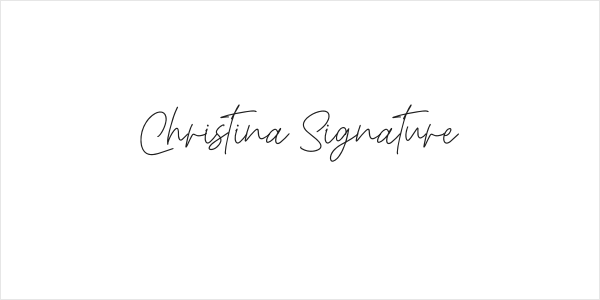 Christina Signature Logo
