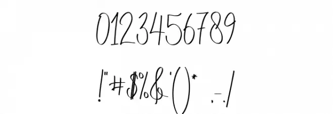 ChristinaAllie Font OTHER CHARS