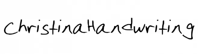 ChristinaHandwriting  les polices de caractères gratuit tlcharger