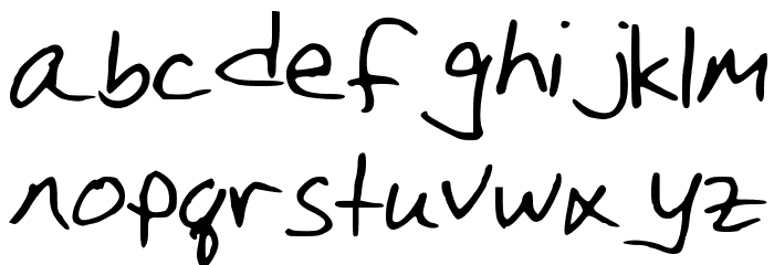 ChristinaHandwriting Font LOWERCASE