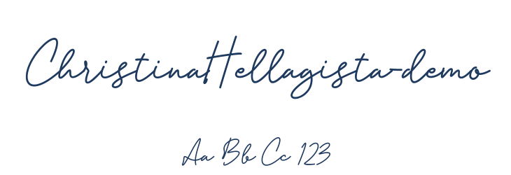 ChristinaHellagista-demo Font Preview