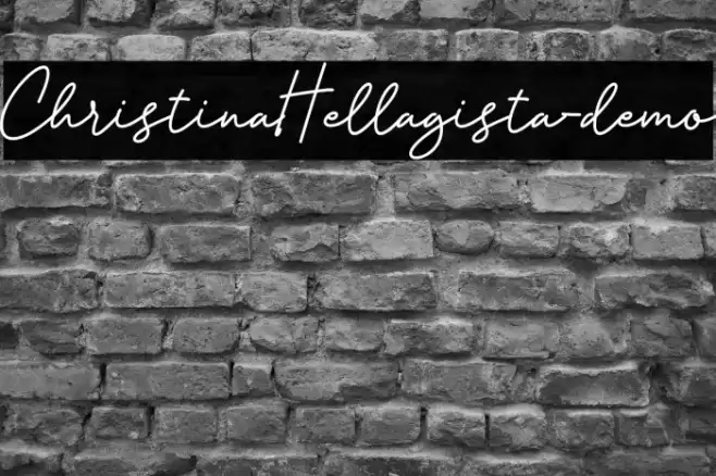 ChristinaHellagista-demo Шрифта examples