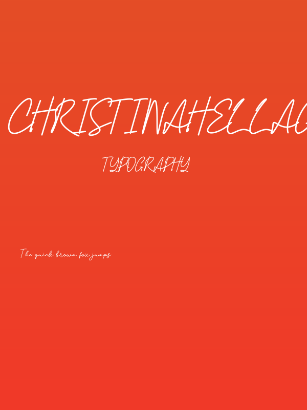 ChristinaHellagista-demo Poster