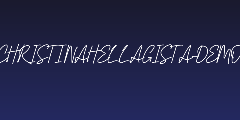 ChristinaHellagista-demo Social Header