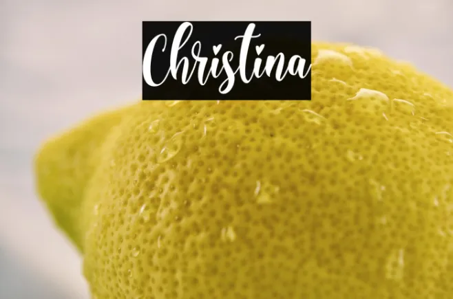 Christina Example 3