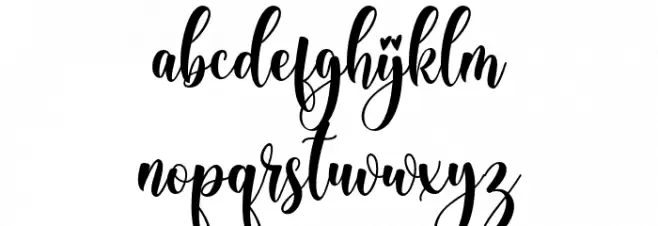 Christina خط أحرف صغيرة