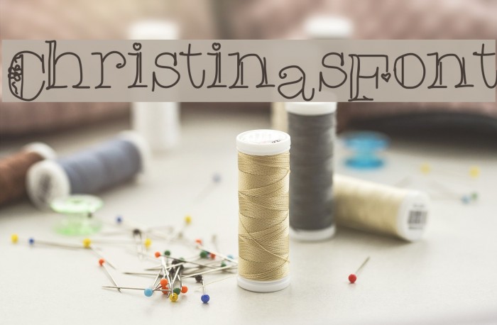 ChristinasFont Font examples