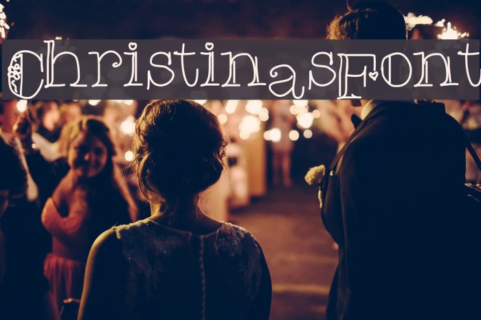 ChristinasFont Font examples
