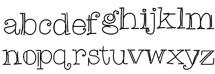 ChristinasFont Font LOWERCASE