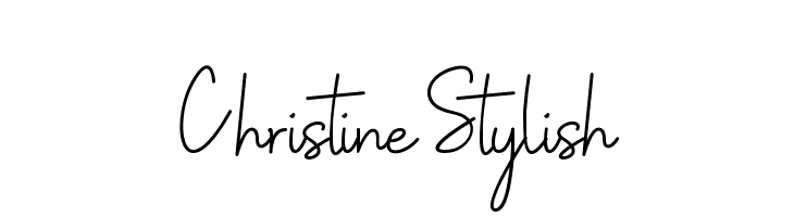 Christine Stylish  Frei Schriftart Herunterladen