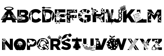 ChristmabetRegular Font OTHER CHARS
