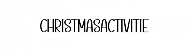 Christmas Activitie font caratteri gratis