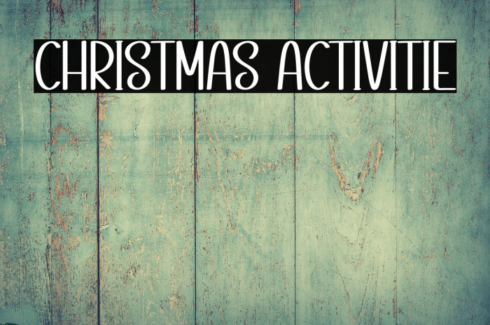 Christmas Activitie Example 3