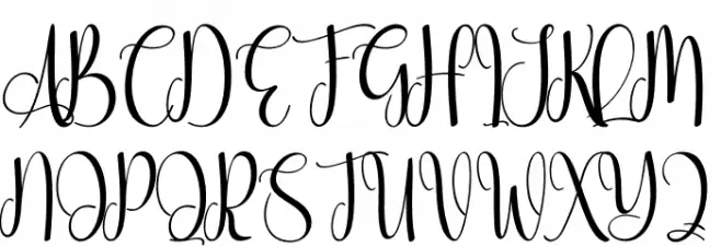 Christmas Advent Шрифта ВЕРХНИЙ