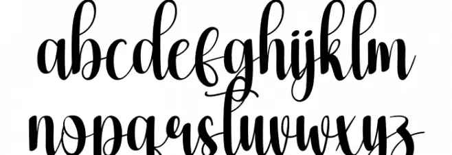 Christmas Advent Шрифта строчной