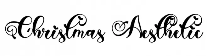 Christmas Aesthetic Descarca Fonturi Gratis