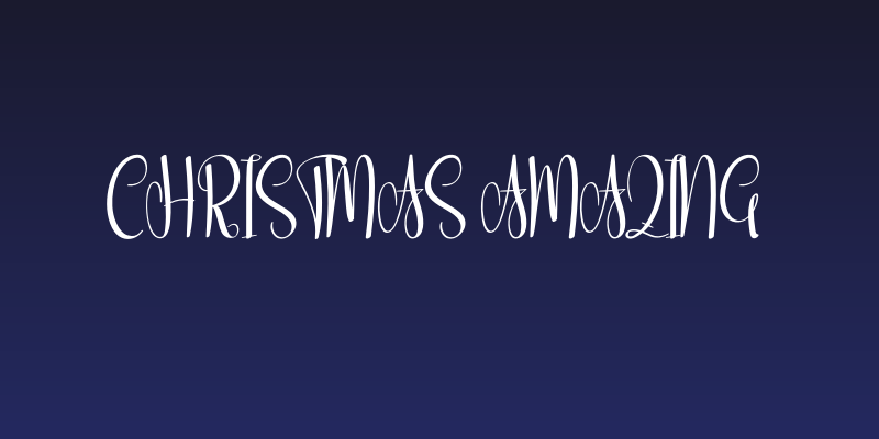 Christmas Amazing Social Header