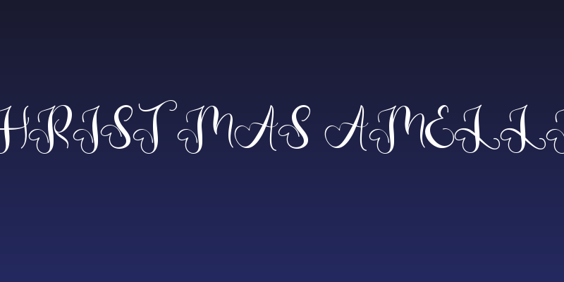 Christmas Amellia Social Header