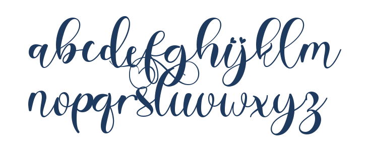 Christmas Amellia Lowercase