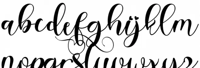 Christmas Amellia Font Litere mici