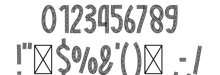 Christmas And Candy Font OTHER CHARS