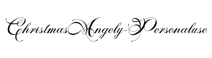 Christmas Angely - Personal use フリーフォントのダウンロード