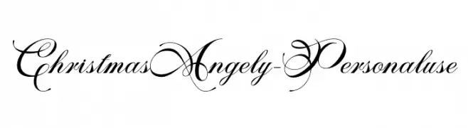 Christmas Angely - Personal use Descarca Fonturi Gratis